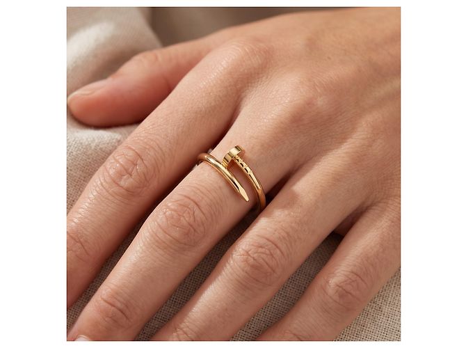 Anello Cartier Juste un Clou Oro Giallo 750/18K modello sottile misura 52 - vista 7