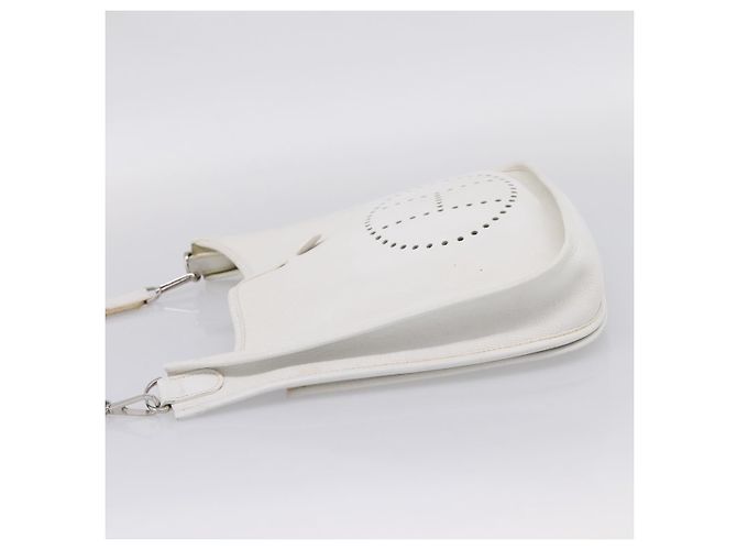 Hermès Borsa Hermes Evelyne Gen I Togo GM Bianco - vista 3
