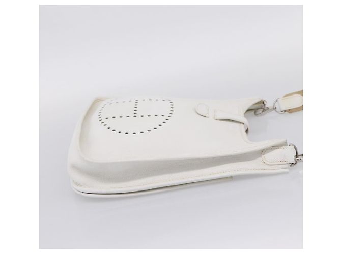 Hermès Borsa Hermes Evelyne Gen I Togo GM Bianco - vista 4