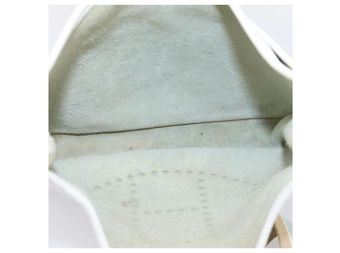 Hermès Borsa Hermes Evelyne Gen I Togo GM Bianco - vista 5
