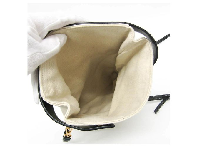Bottega Veneta Fold Over Canvas with Leather Beige - vue 3