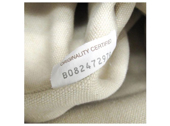 Bottega Veneta Fold Over Canvas with Leather Beige - vue 5