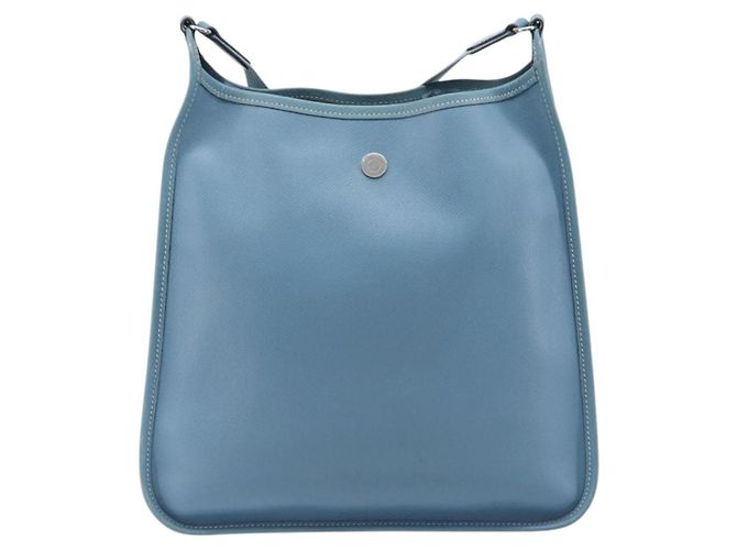 Hermès Hermes Vespa Courchevel PM Bleu - vue 2