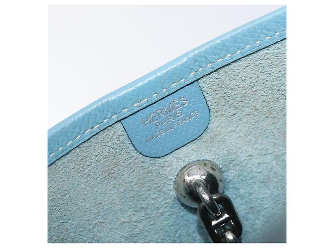 Hermès Hermes Vespa Courchevel PM Bleu - vue 6