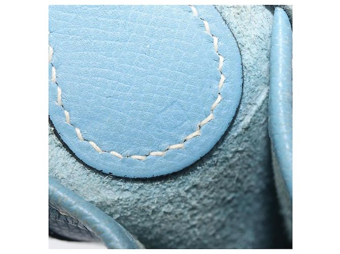 Hermès Hermes Vespa Courchevel PM Bleu - vue 7