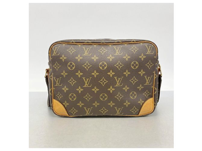 Bolso de hombro Louis Vuitton Monogram Nile Castaño - vista 10