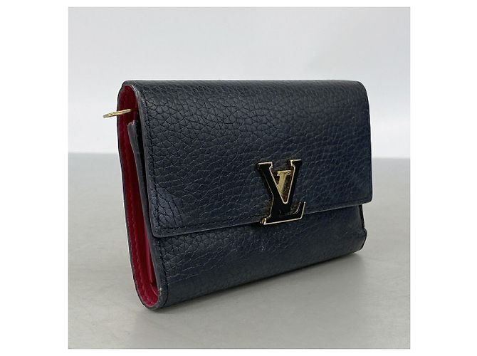 Carteira Tri-fold Louis Vuitton Preto Rosa - vista 2