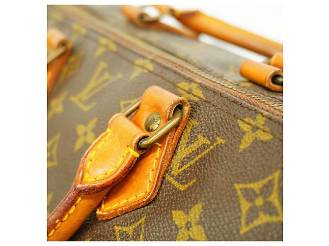 Bolso Louis Vuitton Monogram Speedy 40 Castaño - vista 10