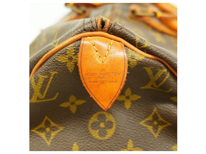 Bolso Louis Vuitton Monogram Speedy 40 Castaño - vista 5