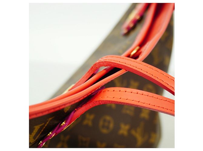 Louis Vuitton Monogram Totem Neverfull MM Tote Bag Braun - Ansicht 12