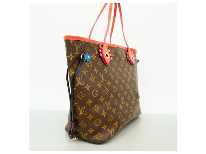 Louis Vuitton Monogram Totem Neverfull MM Tote Bag Braun - Ansicht 2