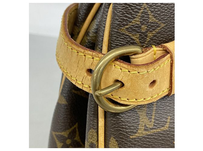 Borsa Tote Orizzontale Louis Vuitton Monogram Batignolles Marrone - vista 8