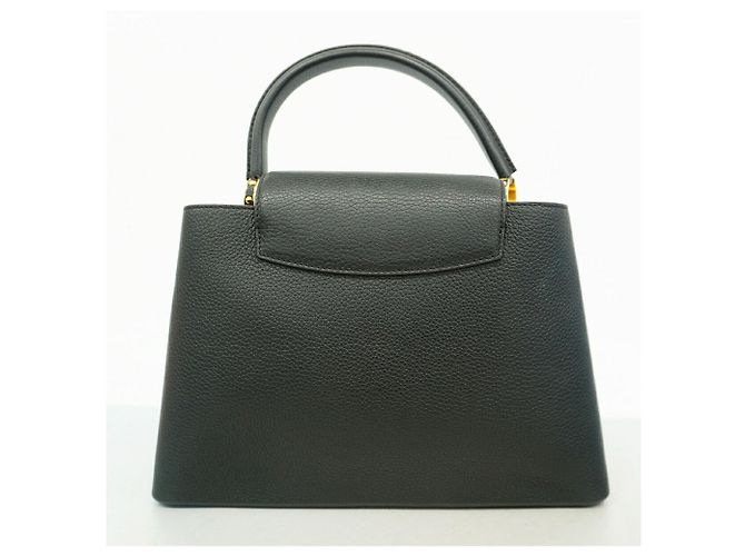 Louis Vuitton Capucines MM Handtasche Schwarz - Ansicht 10
