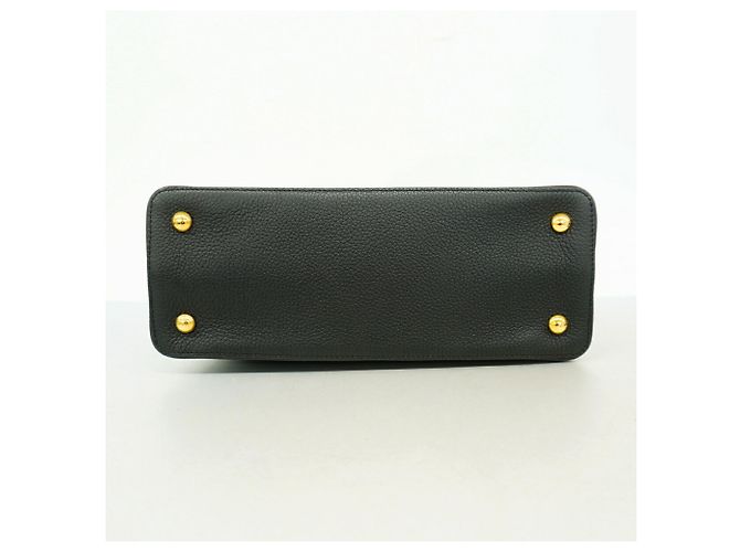 Louis Vuitton Capucines MM Handtasche Schwarz - Ansicht 3