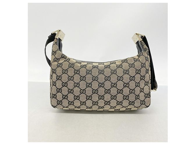 Gucci Schultertasche GG Canvas 019 0433 Braun Schwarz - Ansicht 11