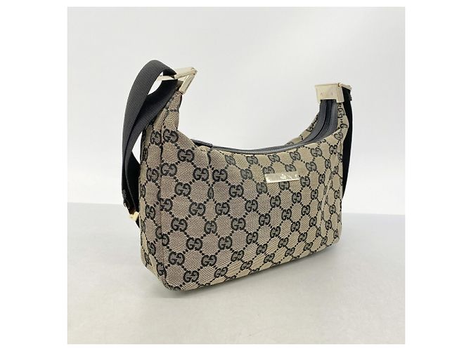 Gucci Schultertasche GG Canvas 019 0433 Braun Schwarz - Ansicht 2