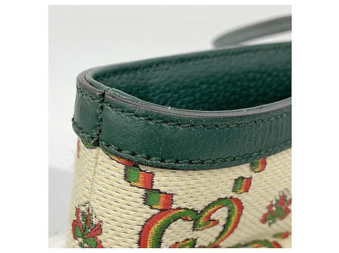 Gucci 100th Anniversary Limited Edition Green Tote Bag Grün - Ansicht 8