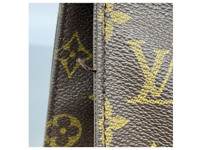 Louis Vuitton Monogram Sac Plat Tote Bag Braun - Ansicht 10