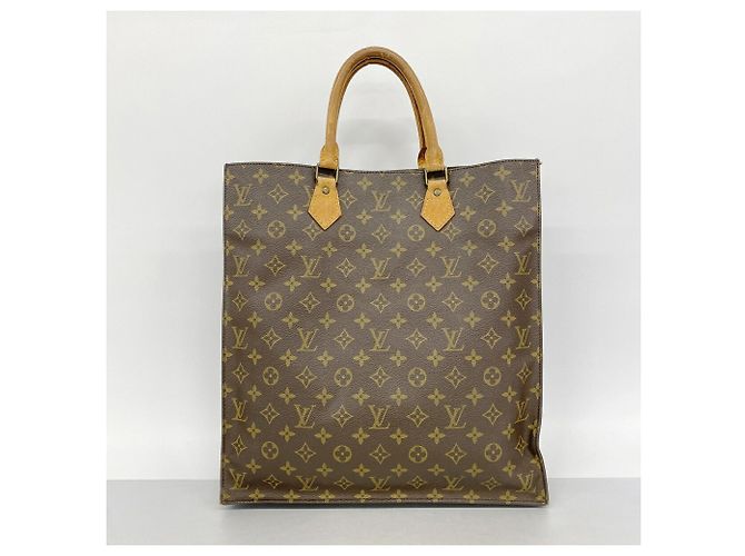 Louis Vuitton Monogram Sac Plat Tote Bag Braun - Ansicht 11