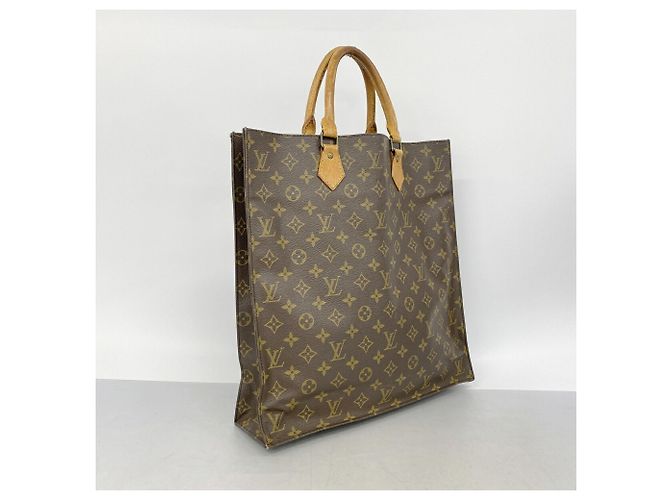 Louis Vuitton Monogram Sac Plat Tote Bag Braun - Ansicht 2