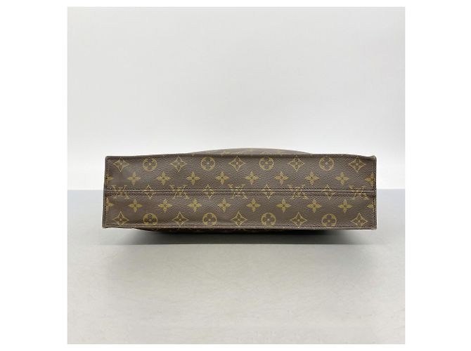 Louis Vuitton Monogram Sac Plat Tote Bag Braun - Ansicht 3