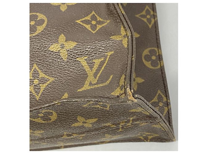 Louis Vuitton Monogram Sac Plat Tote Bag Braun - Ansicht 6