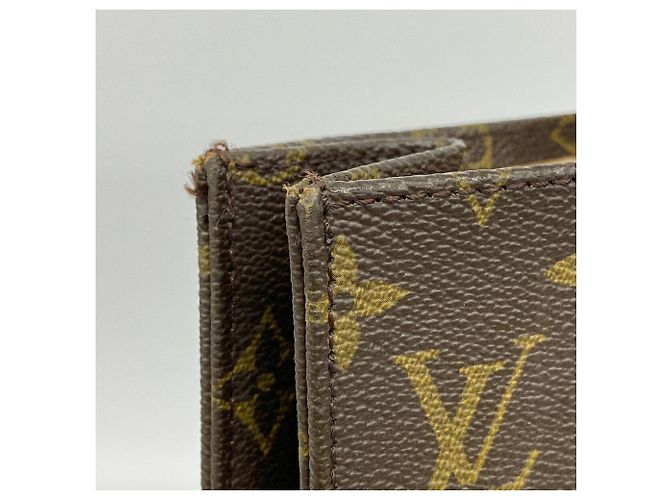 Louis Vuitton Monogram Sac Plat Tote Bag Braun - Ansicht 7