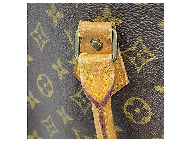 Louis Vuitton Monogram Sac Plat Tote Bag Braun - Ansicht 9
