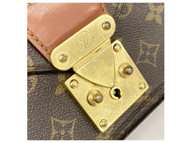Sac à main Louis Vuitton Monogram Monceau 26 Marron - vue 10