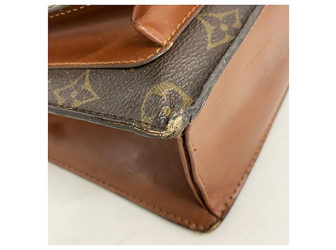 Sac à main Louis Vuitton Monogram Monceau 26 Marron - vue 11