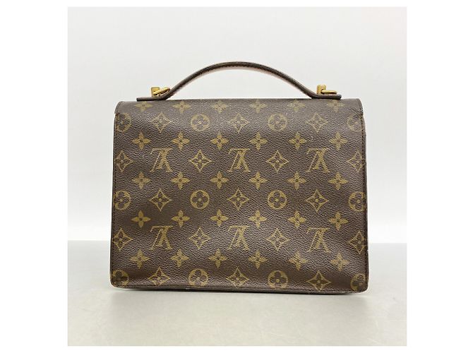 Sac à main Louis Vuitton Monogram Monceau 26 Marron - vue 13