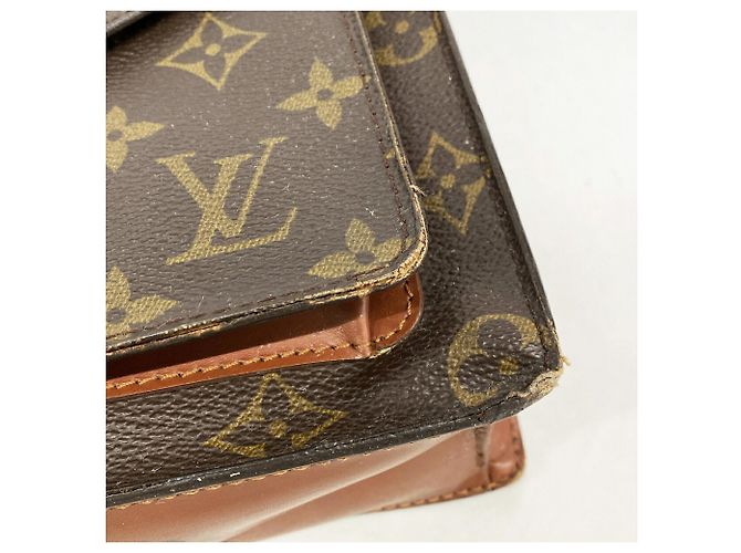 Sac à main Louis Vuitton Monogram Monceau 26 Marron - vue 7