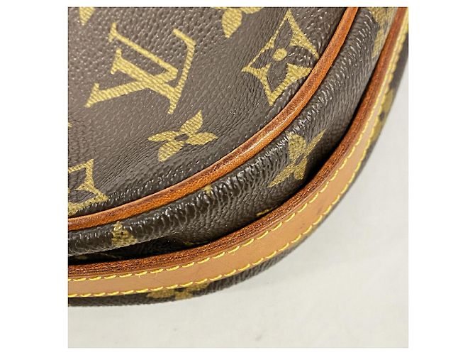 Louis Vuitton Monogram Jeune Fine GM Shoulder Bag Brown - view 6