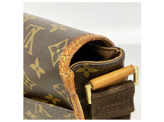 Sac à épaule Louis Vuitton Monogram GM Bosphore Marron - vue 6
