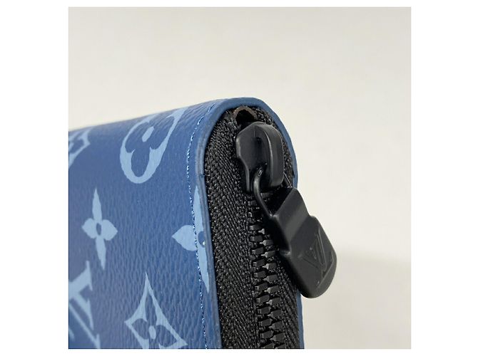 Portafoglio Lungo Zippy Monogram Louis Vuitton Blu - vista 5
