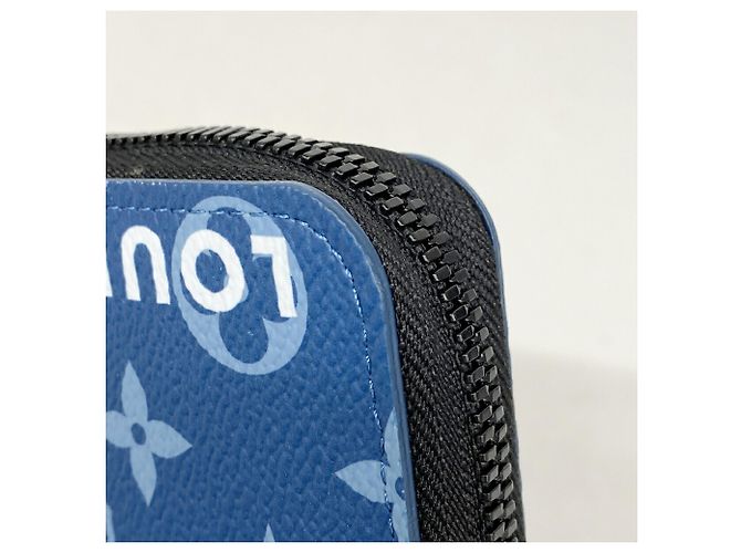 Portafoglio Lungo Zippy Monogram Louis Vuitton Blu - vista 6