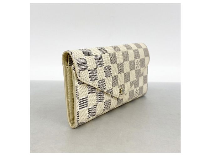 Carteira Longa Louis Vuitton Tri-Fold Branco - vista 2