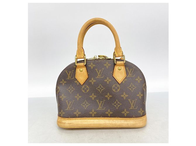 Louis Vuitton Alma BB Monogram Handtasche Braun - Ansicht 11