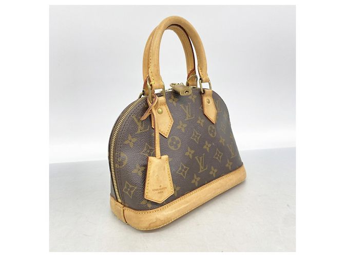Louis Vuitton Alma BB Monogram Handtasche Braun - Ansicht 2
