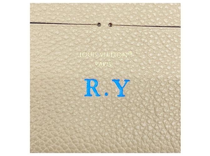 Louis Vuitton Monogram Empreinte Pochette Felicie Grigio - vista 6