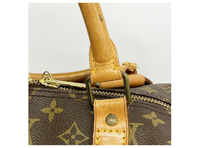 Louis Vuitton Boston Monogram Keepall 55 Brown - view 10