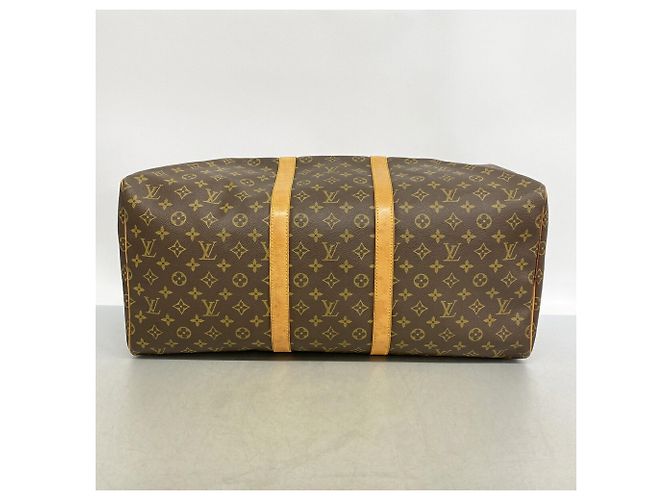 Louis Vuitton Boston Monogram Keepall 55 Brown - view 3