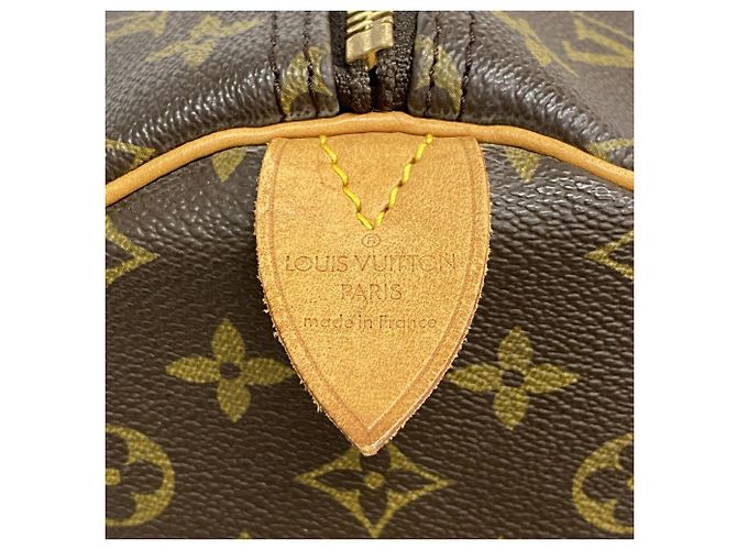 Louis Vuitton Boston Monogram Keepall 55 Brown - view 5