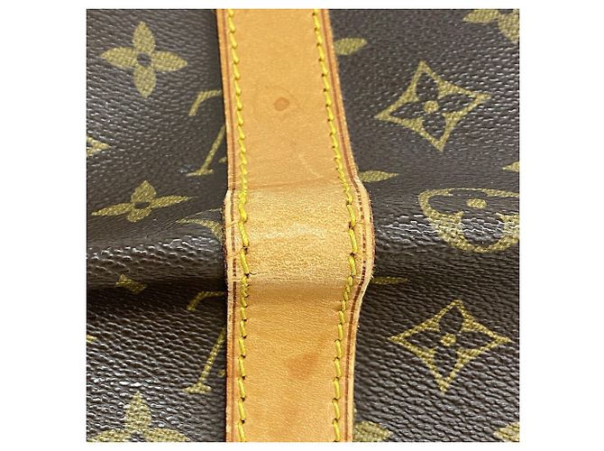 Louis Vuitton Boston Monogram Keepall 55 Brown - view 7