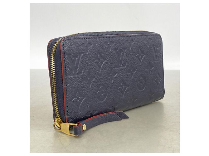 Portefeuille Zippy Monogram Empreinte Louis Vuitton Rouge - vue 2