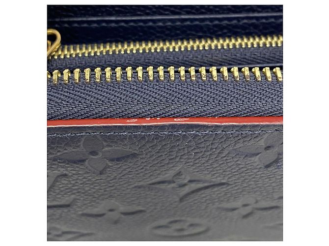 Portefeuille Zippy Monogram Empreinte Louis Vuitton Rouge - vue 6