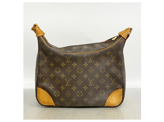 Borsa a tracolla Louis Vuitton Monogram Boulogne 30 Marrone - vista 11