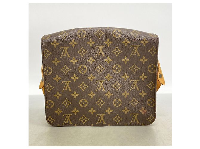 Borsa a tracolla Louis Vuitton Monogram Cartouchiere GM Marrone - vista 14