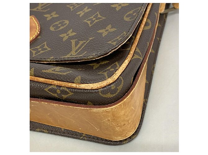 Borsa a tracolla Louis Vuitton Monogram Cartouchiere GM Marrone - vista 6
