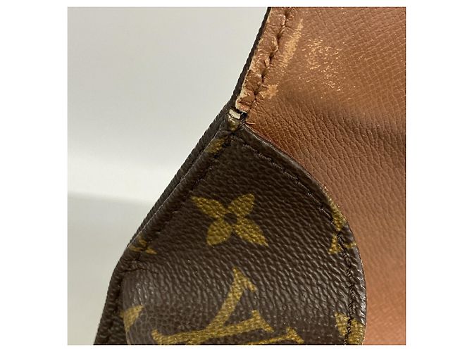 Borsa a tracolla Louis Vuitton Monogram Cartouchiere GM Marrone - vista 7